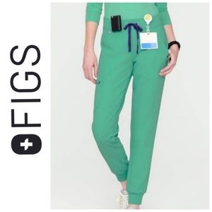 Figs Zamora Jogger Scrub Pants in Surgical Green S